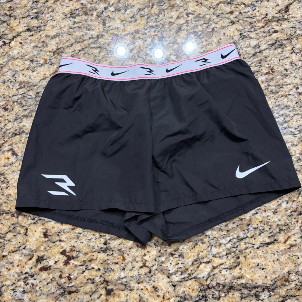 Nike Russell Wilson RW3 Collection Black Running Training Shorts Boy Large ws
